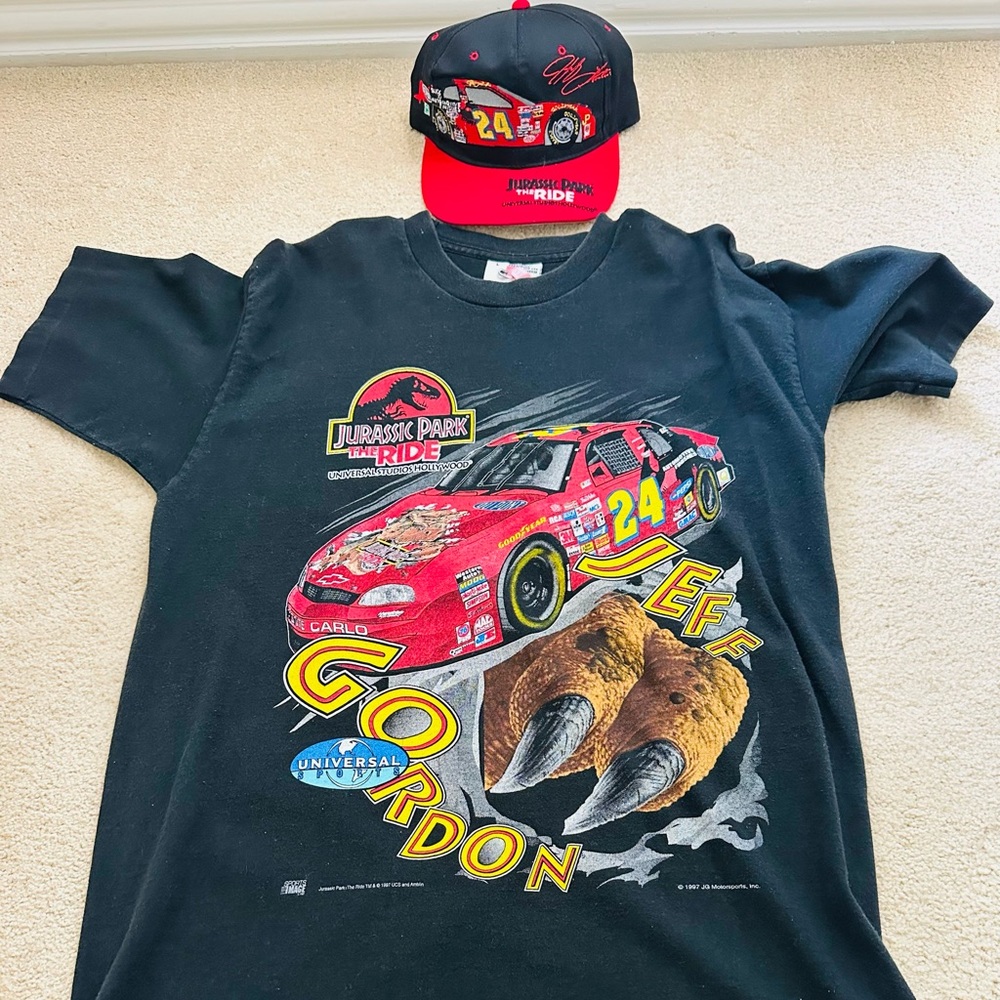Jeff Gordon Jurassic Park T-Shirt & Hat
